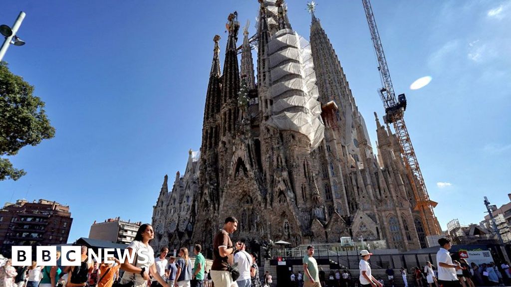 Barcelona’s Sagrada Familia basilica becomes world’s tallest church