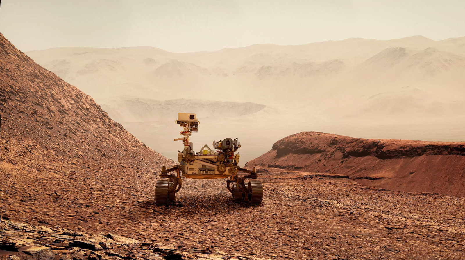 NASA’s Perseverance Rover Just Took The Clearest Panoramic Photo Of Mars Yet