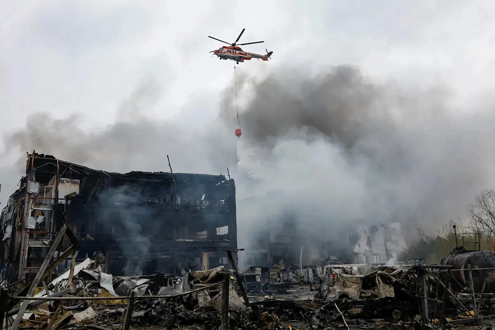 Russia strikes a Ukrainian business again with missiles: The enemy destroyed a warehouse and office belonging to a pharmaceutical company in Kyiv, valued at $100M.