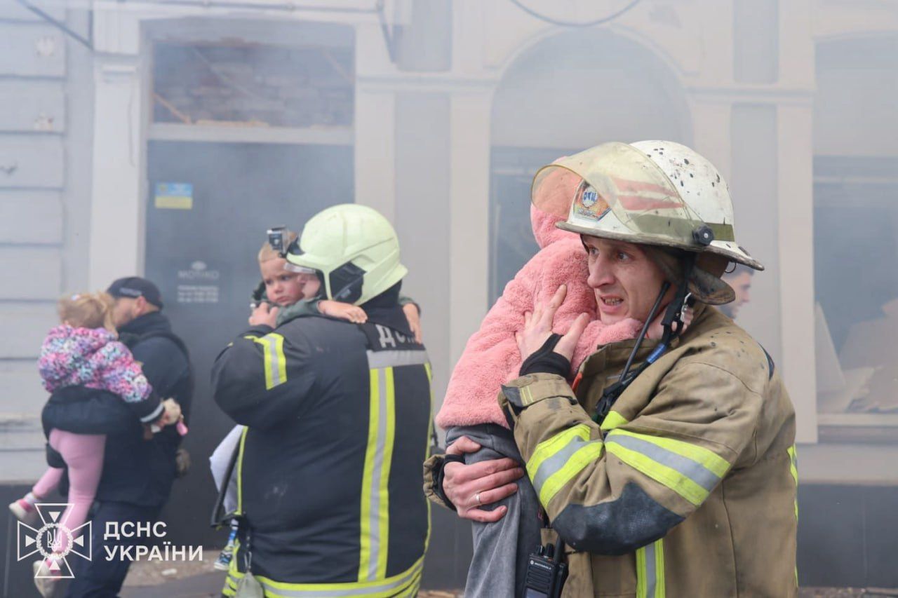 Russia just hit a kindergarten in Kharkiv
