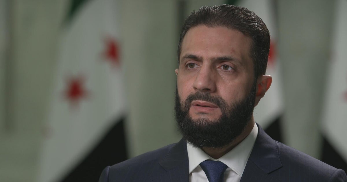 Syrian President Ahmed al-Sharaa on his hopes for rebuilding and on Syria’s place in the world