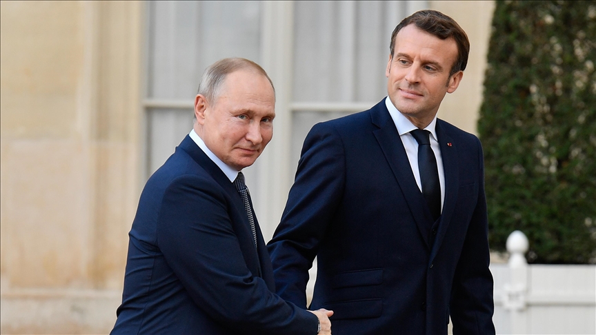 ‘We are in a confrontation with Russia,’ says French president