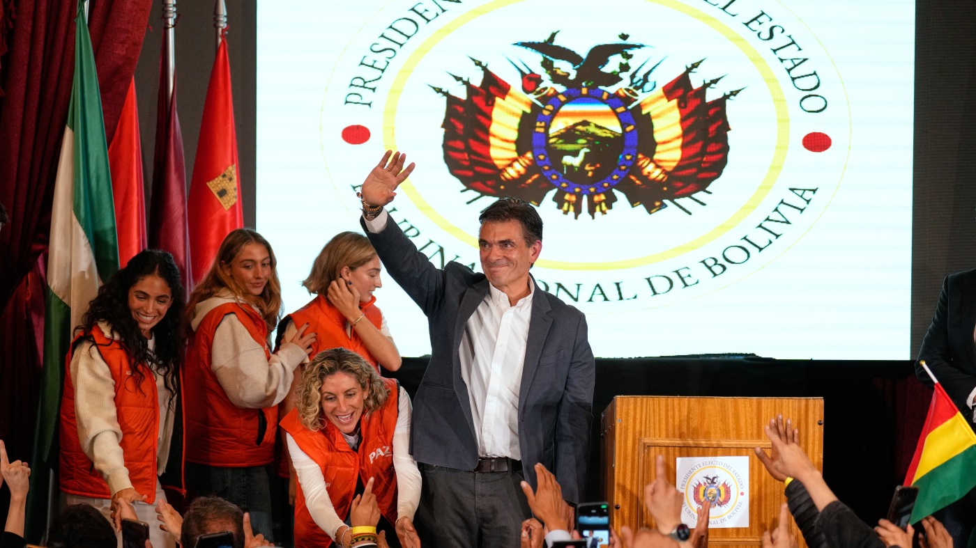 Centrist Rodrigo Paz wins Bolivia’s presidential runoff : NPR