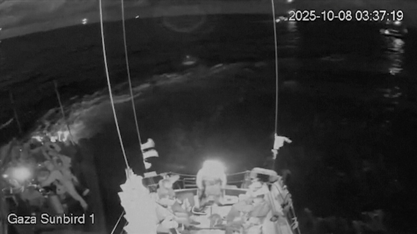 Israeli navy intercepts another flotilla heading to Gaza