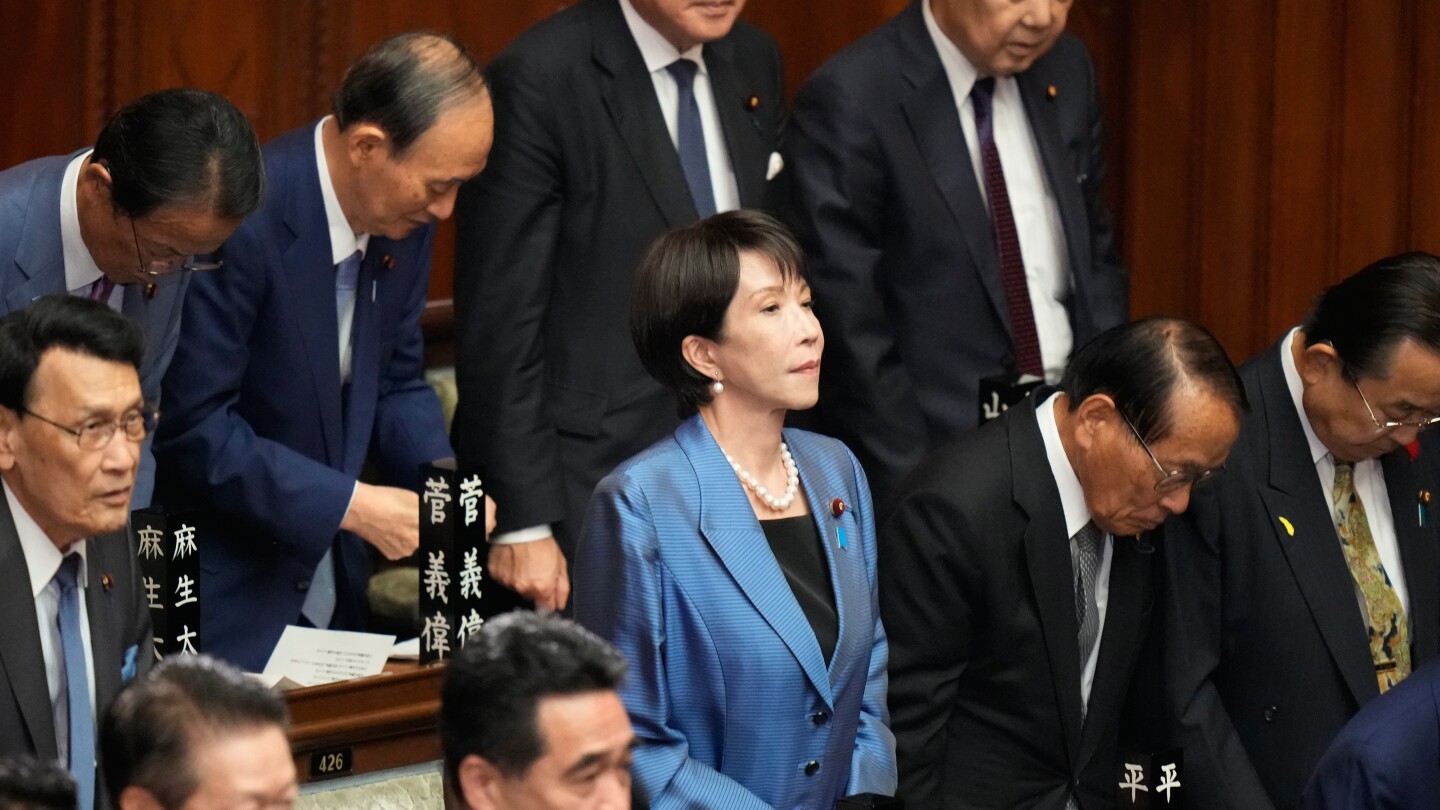 Sanae Takaichi elected Japan’s first female prime minister
