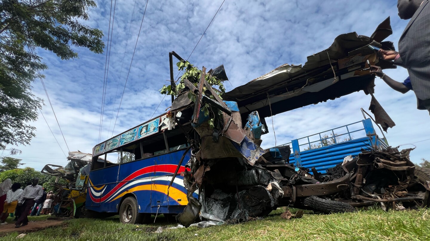 At least 63 people killed in a multi-vehicle crash in Uganda