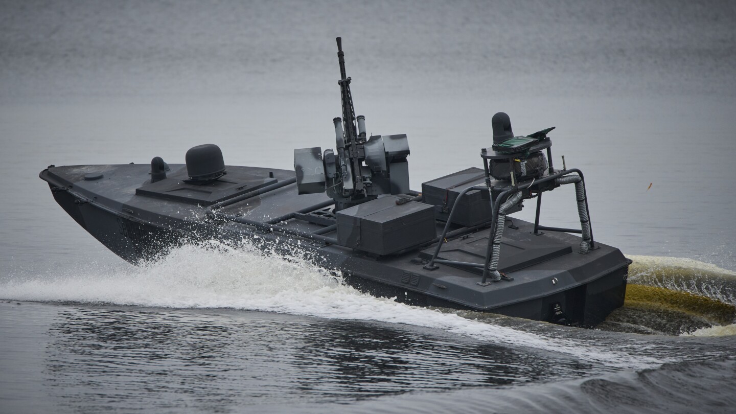 Ukraine unveils advanced sea drone