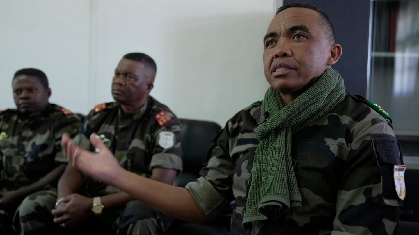 Madagascar colonel who led coup tells The Associated Press he’s taking over as president