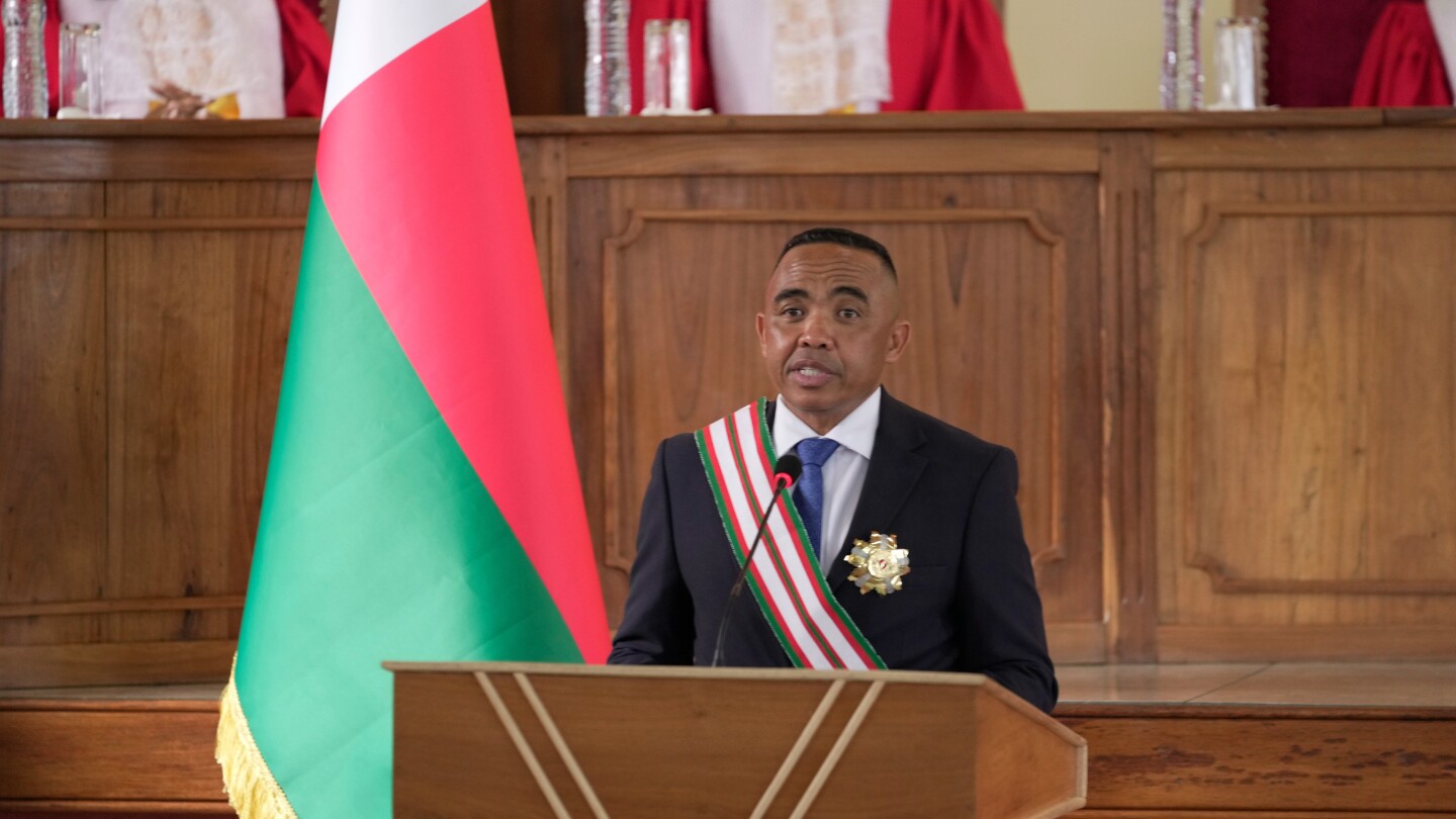 Madagascar coup leader sworn in as president after military takeover