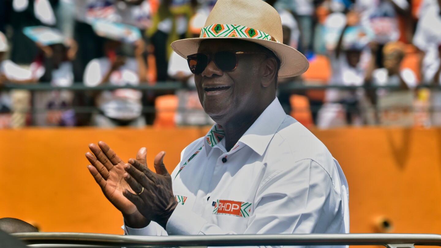 The 83-year-old president in Ivory Coast seeks a fourth term