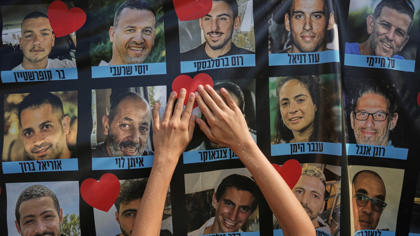 A look at the hostages left in Gaza, by the numbers