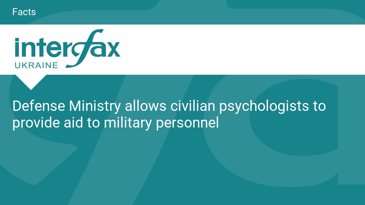 Defense Ministry allows civilian psychologists to provide aid to military personnel