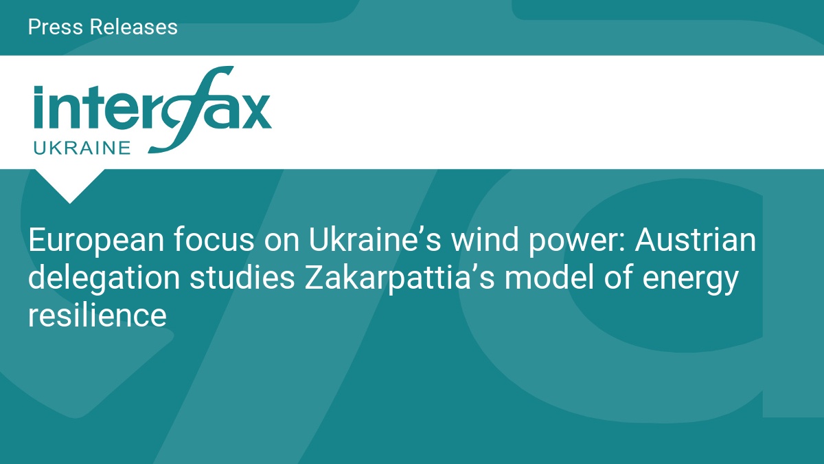 Austrian delegation studies Zakarpattia’s model of energy resilience