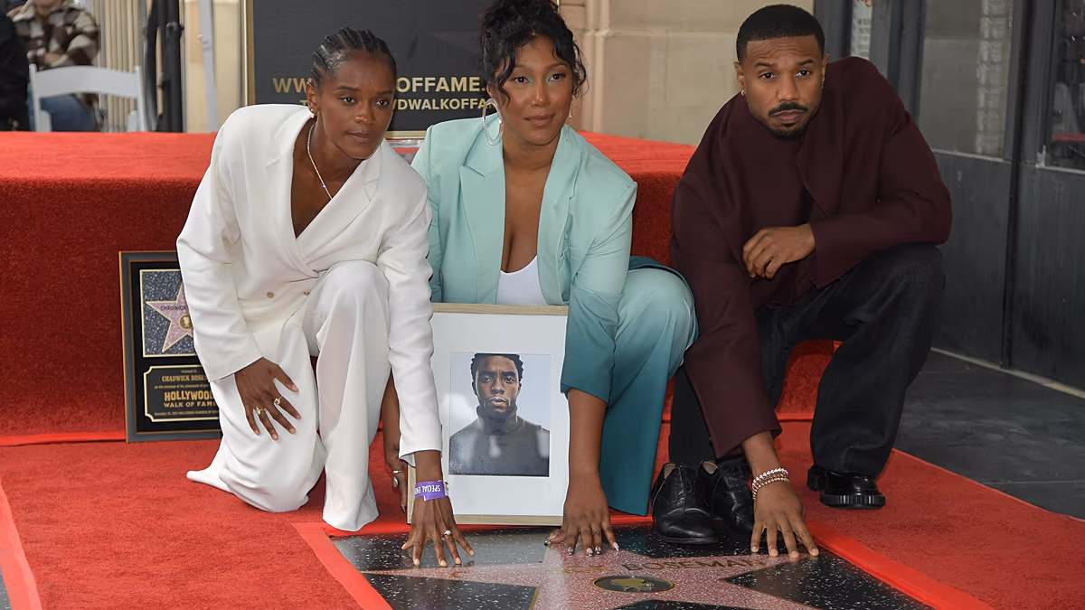 Video. Chadwick Boseman posthumously receives star on the Hollywood Walk of Fame