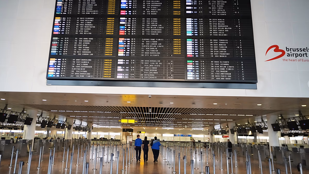 Flights grounded and trains cancelled as Belgium faces three day national strike