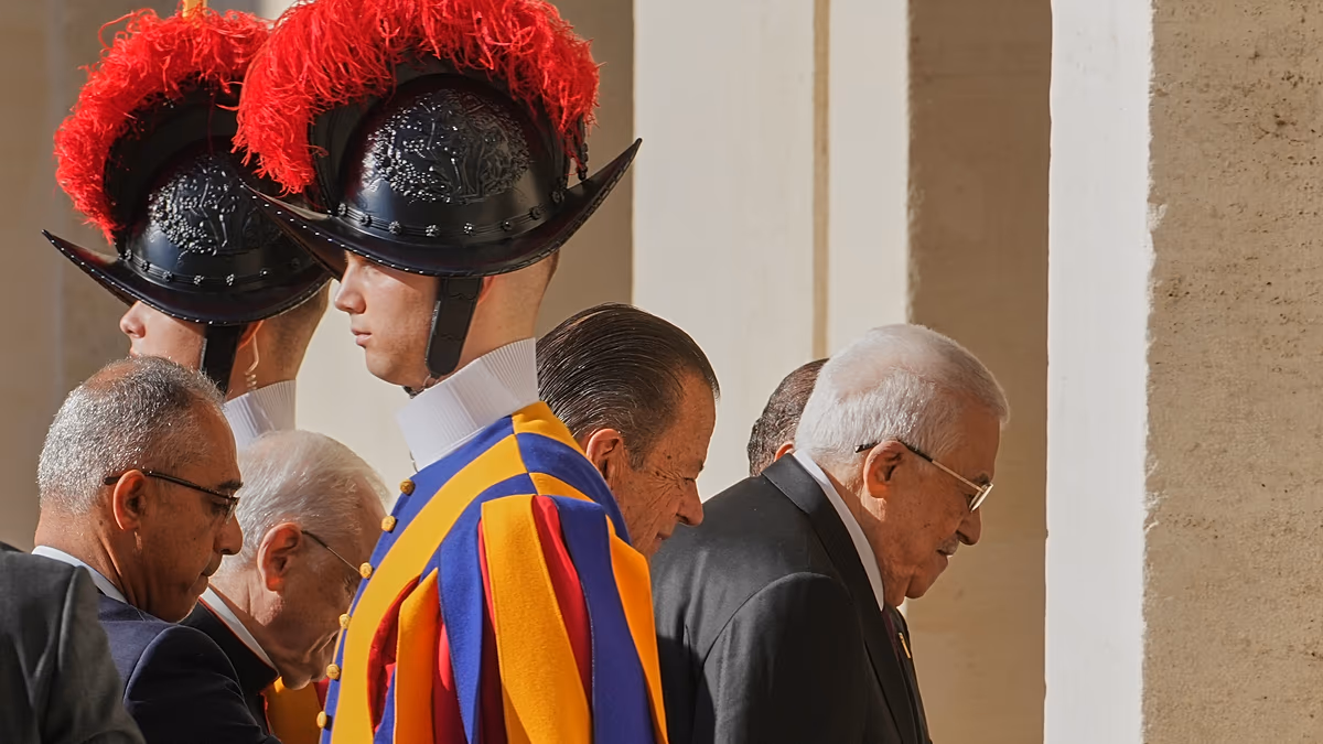 Pope Leo XIV and Palestinian leader Abbas meet to address Gaza situation