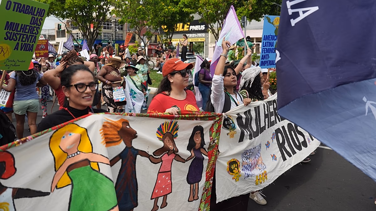 Climate protesters demand to be heard as they continue demonstrations at UN COP30 talks