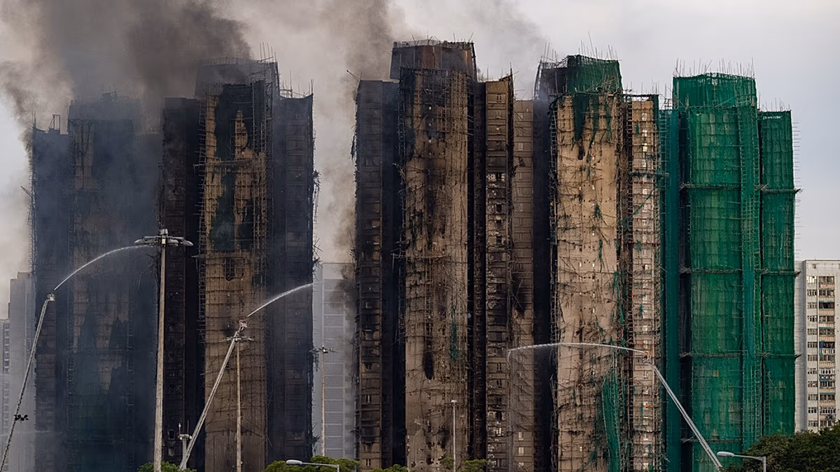 Death toll rises to 44 with 279 still missing as fires rip through Hong Kong tower complex
