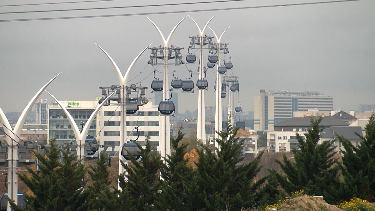 Video. France’s first urban cable car in the Paris region set to open