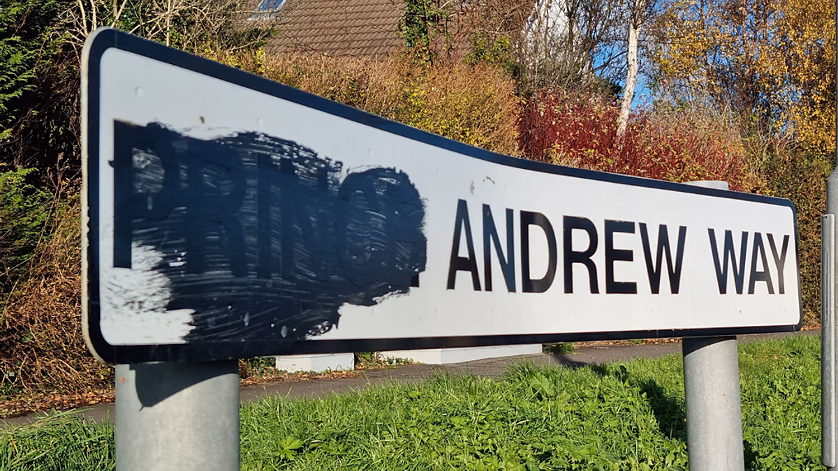 Northern Ireland town set to rename street honouring former Prince Andrew