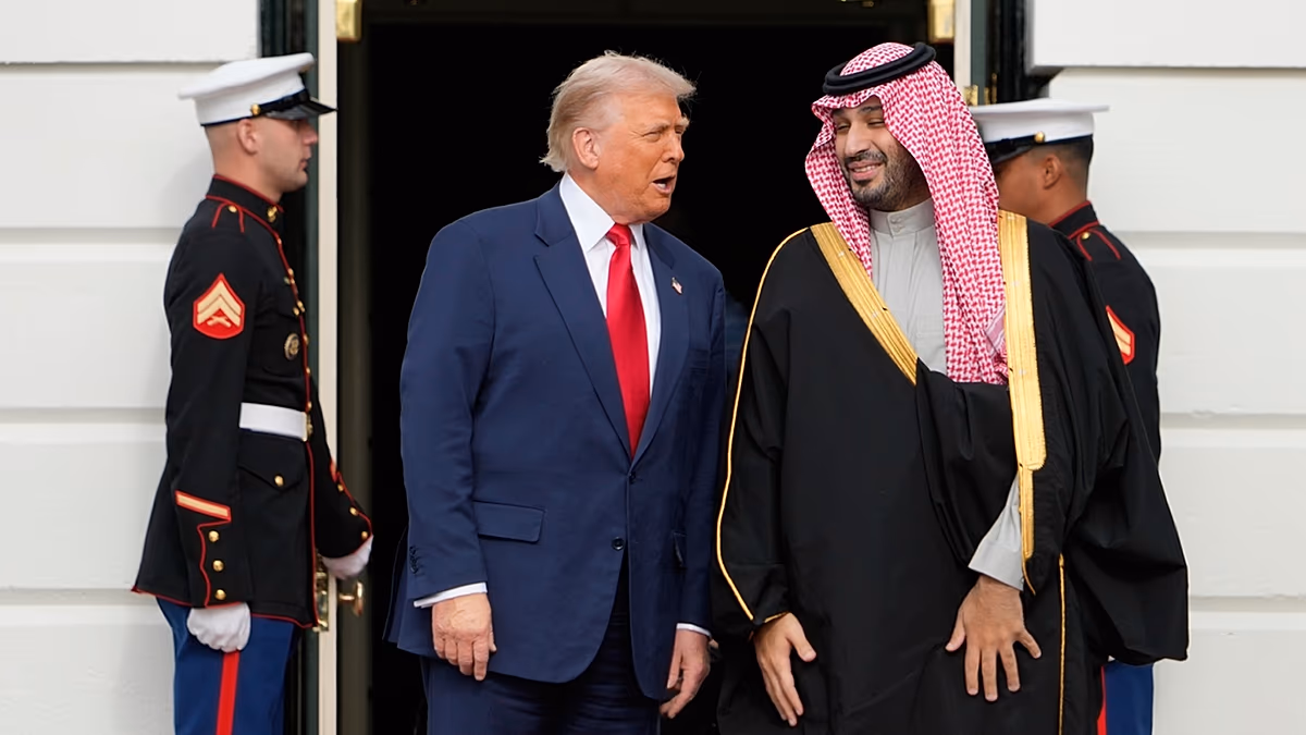 Video. Trump welcomes Saudi Crown Prince Mohammed bin Salman at the White House