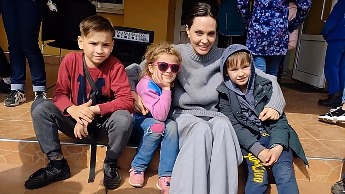 Ukrainians ‘live with danger every day, but refuse to give in’, Angelina Jolie says in Kherson visit