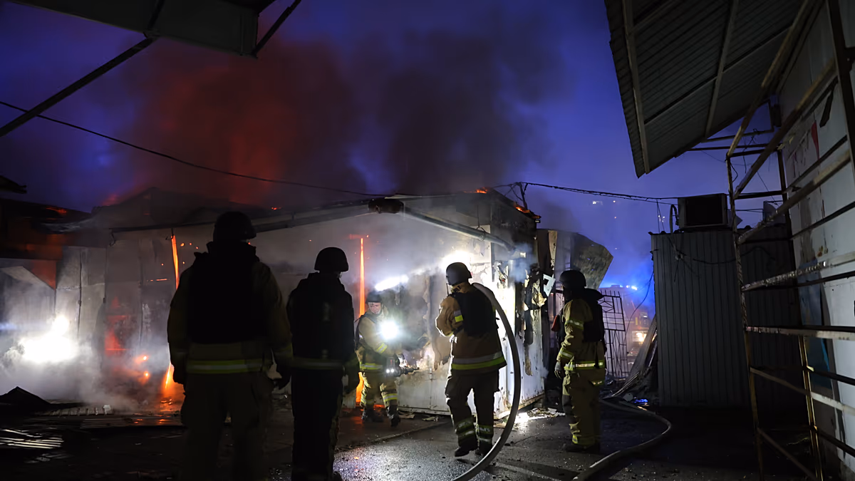 Video. Russian drone strikes hit Zaporizhzhia, killing at least 5 people