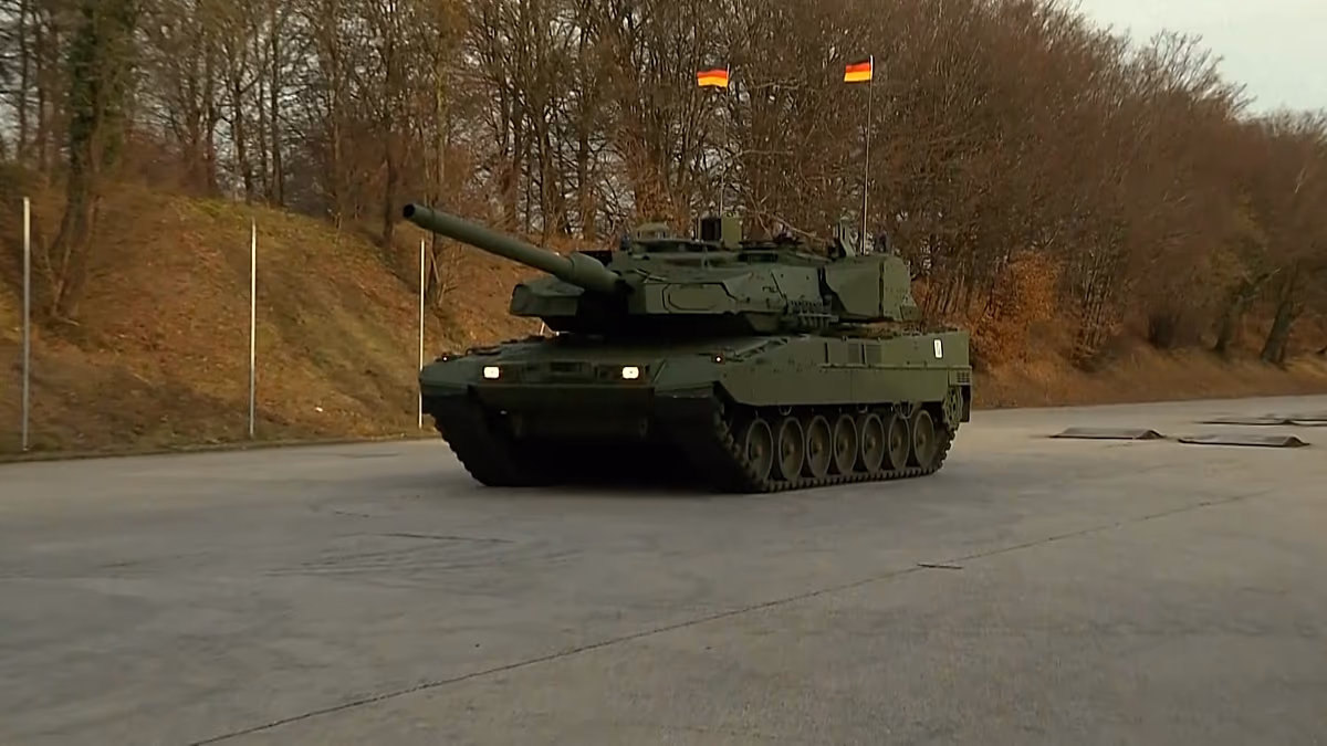 Video. Germany presented its newly developed Leopard 2A8 tank