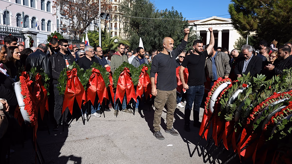 Video. Greeks mark anniversary of 1973 Polytechnic uprising