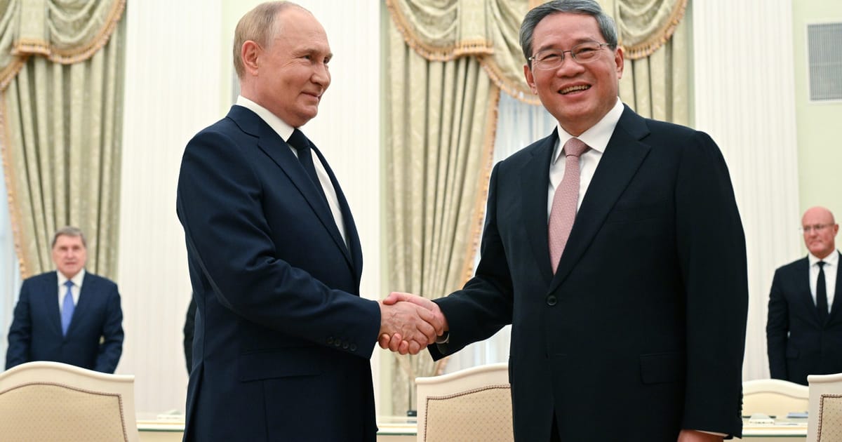 Putin deepens China ties with visa-free travel regime offer – POLITICO