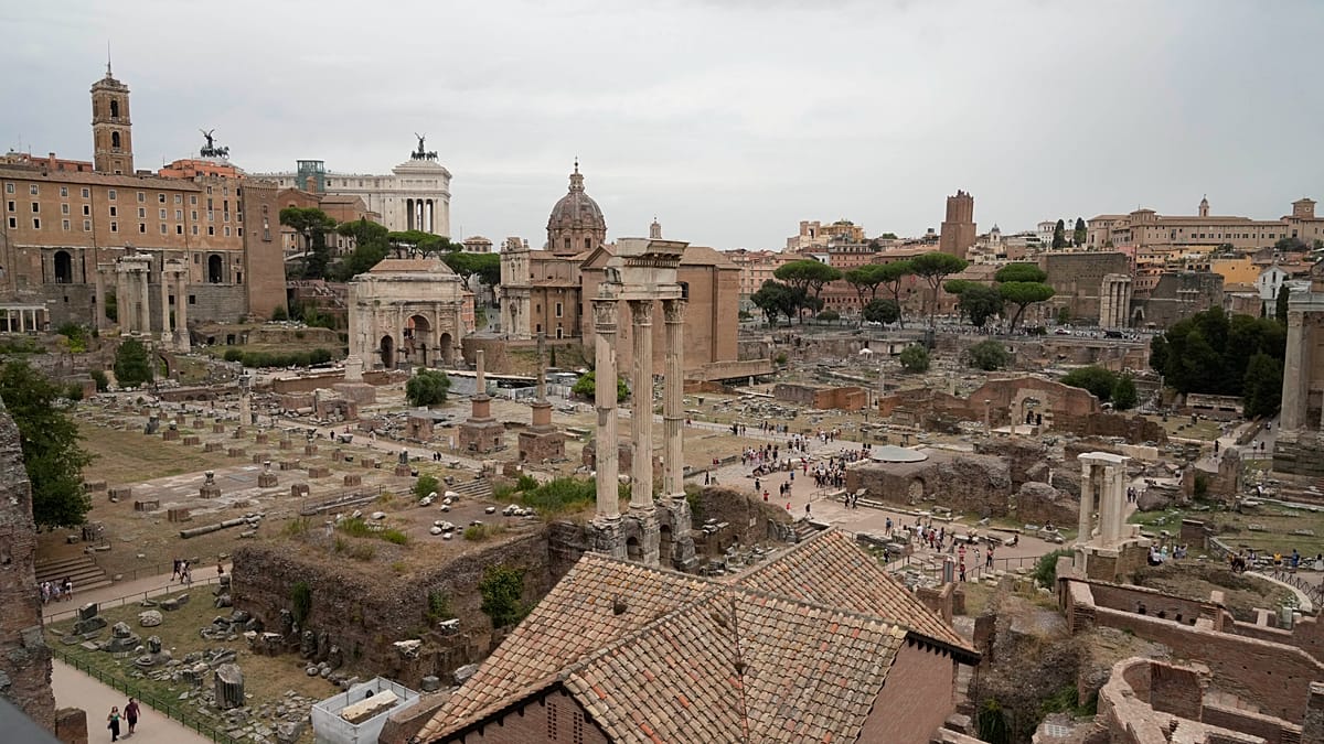 Part of medieval tower near Colosseum collapses during renovation in Rome