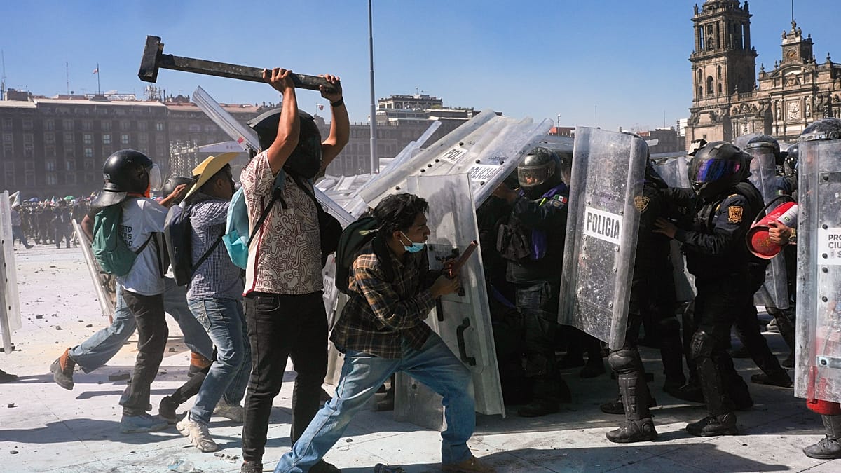 Gen-Z protests in Mexico turn violent, leaving over 120 injured