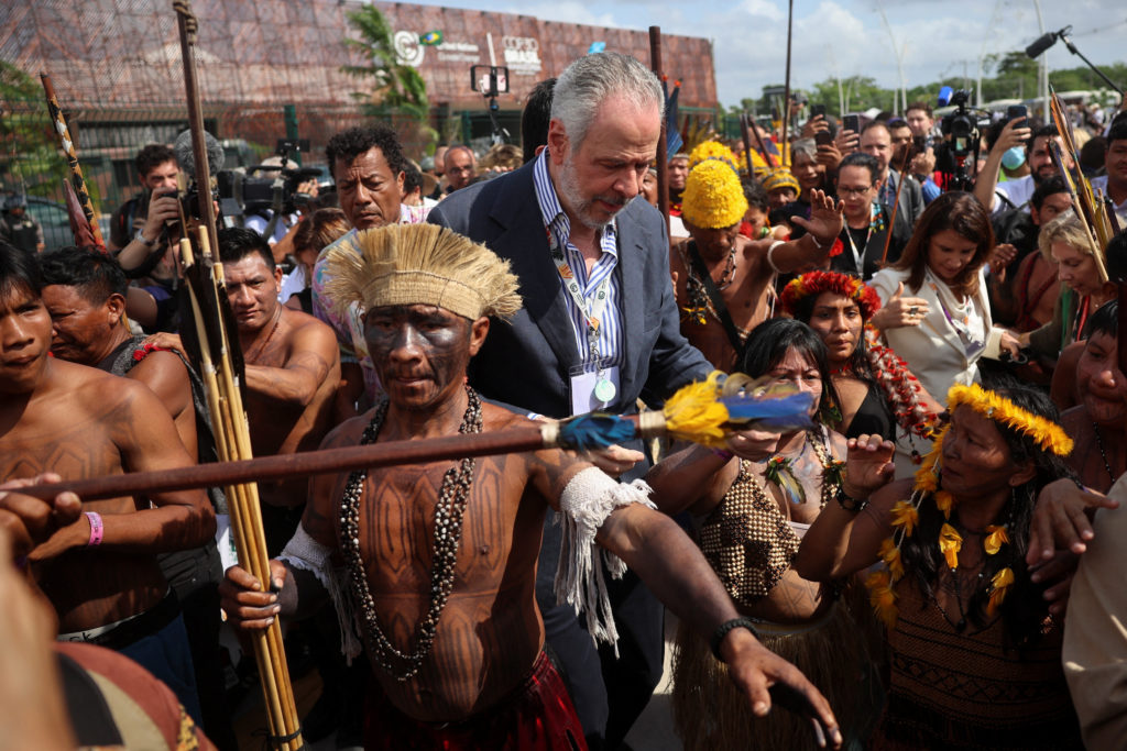 ‘No one enters, no one leaves.’ Protesters block main entrance to COP30 climate talks in Brazil