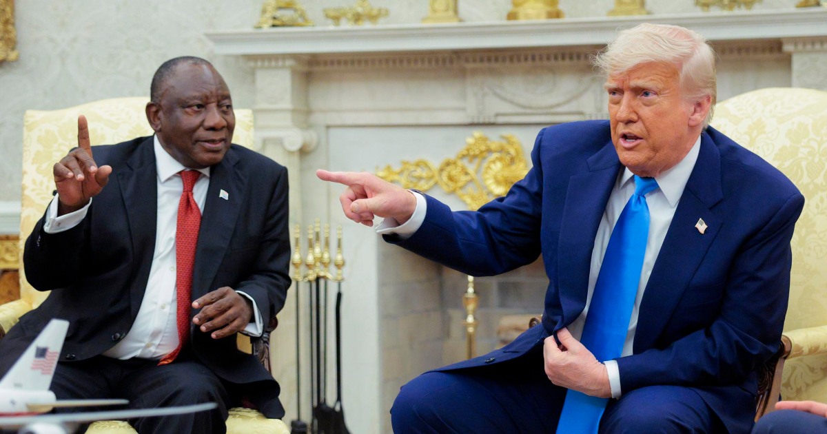 Trump says South Africa won’t be invited to attend G20 summit next year in U.S.