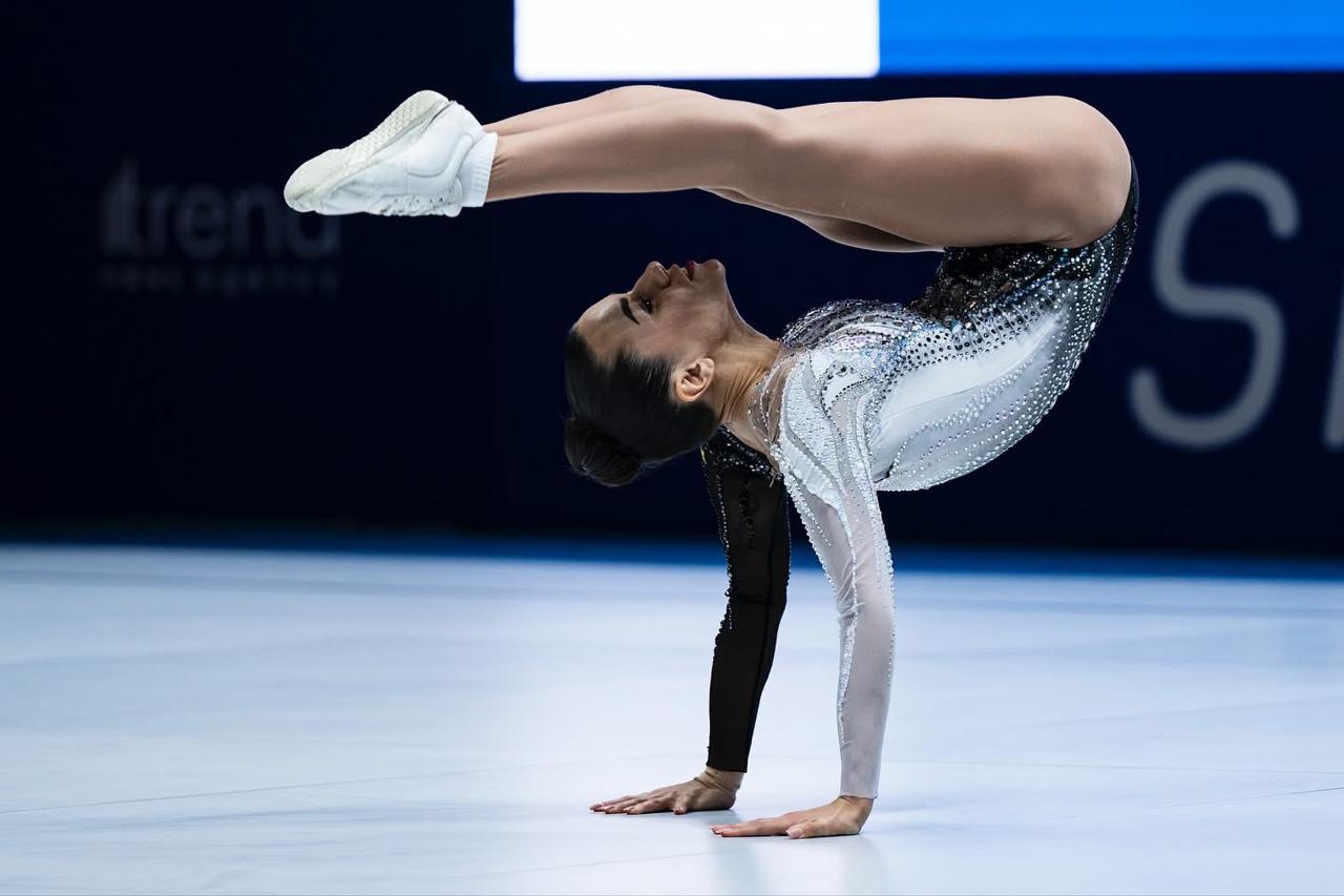 Anastasiia Kurashvili Wins Ukraine’s First Gold in Aerobic Gymnastics