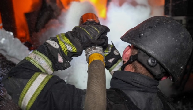 Fires break out in Kyiv due to Russian attack