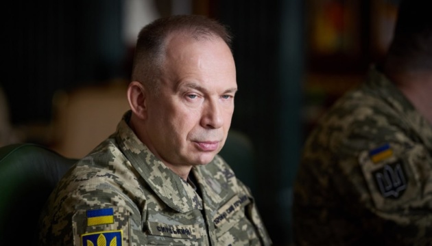 CinC Syrskyi briefs Zelensky on situation in Pokrovsk direction