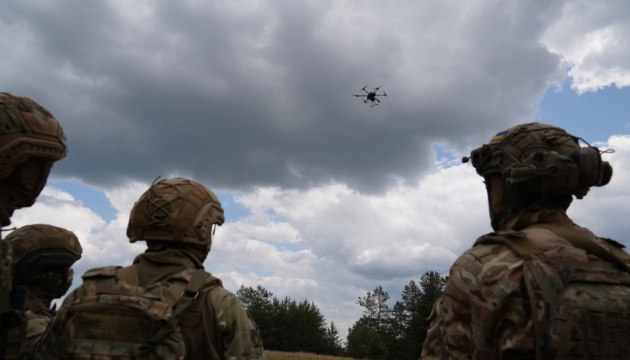 Ukrainian border guards show FPV drone strikes on Russian shelters, communication antennas