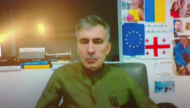 Saakashvili asks Zelensky to add him to list of civilian prisoners of war from Russia