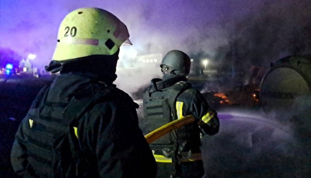 Fire breaks out in Odesa region after enemy drone attack, two dead