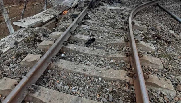 Russia attacks railway infrastructure in three regions overnight