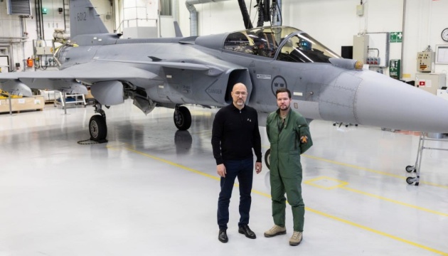 Shmyhal, Saab leadership discuss delivery of Gripen jets to Ukraine