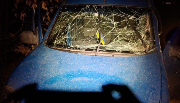 Russians attack civilian cars in Kharkiv region with drones, three injured