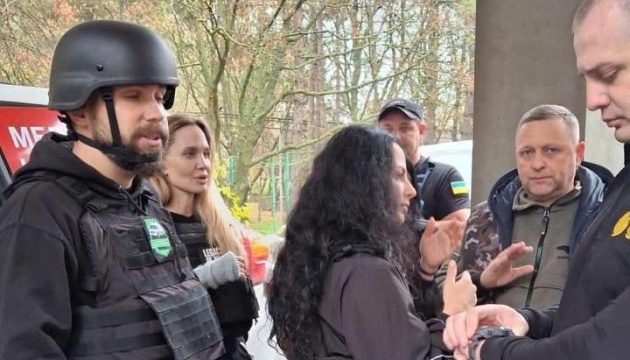 Angelina Jolie shares impressions of visiting Kherson and Mykolaiv