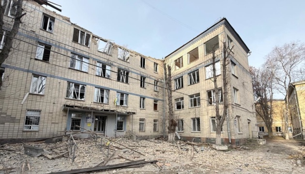 Medical facility in Podilskyi district damaged by Russian attack in Kyiv