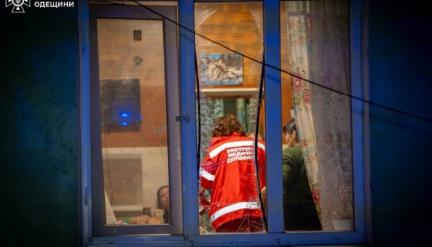 In Odesa, five injured in nighttime drone attack