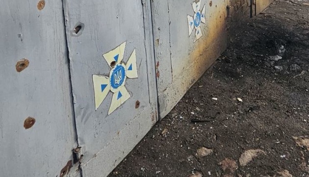 Invaders strike fire station in Orikhiv