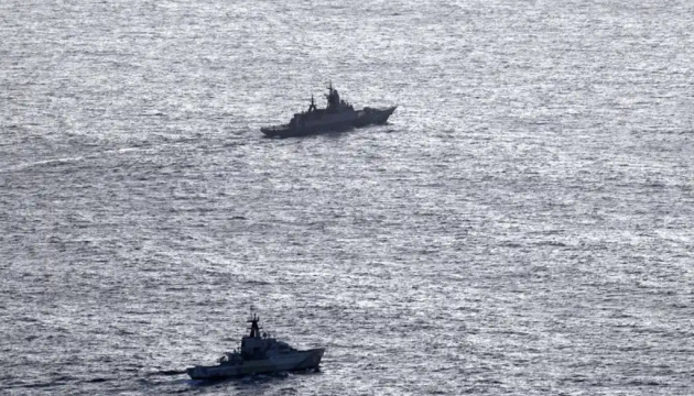 British navy intercepts Russian corvette, tanker in its waters