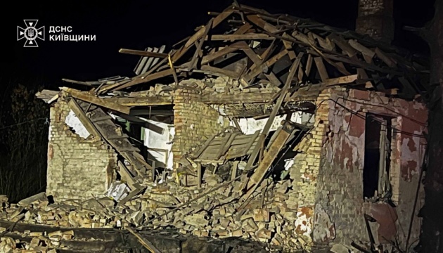 Three districts in Kyiv region affected by night attack