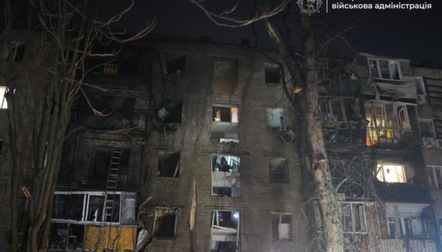 Eighteen injured in overnight attack on Zaporizhzhia